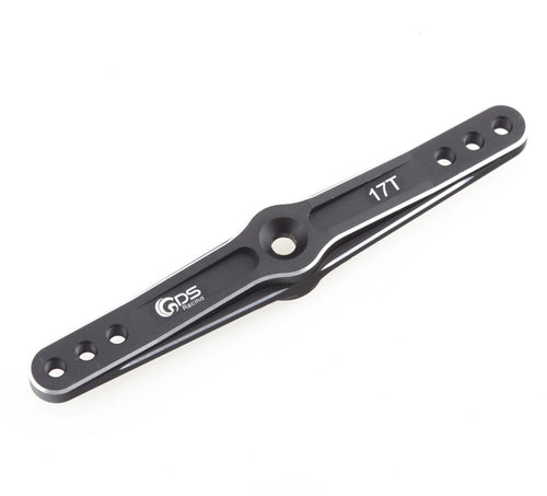 GDS Racing 17T Alloy Servo Arm Black for HPI Baja 5B 5T Losi 5T DBXL Rcmk XCR