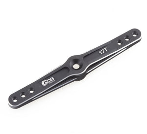 GDS Racing 17T Alloy Servo Arm Black for HPI Baja 5B 5T Losi 5T DBXL Rcmk XCR