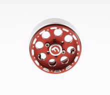 Load image into Gallery viewer, GDS Racing Four 1.9&quot; Red Alloy Beadlock Wheel Rim Wide 1&quot; for RC Model #093RD