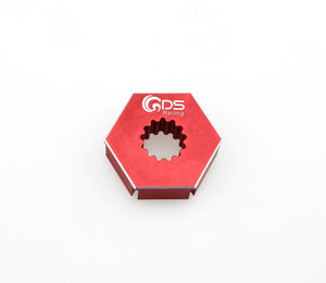 GDS Racing Extend Wheels Hex Hubs Red for Traxxas X-MAXX 1/5 RC Truck (4pc)