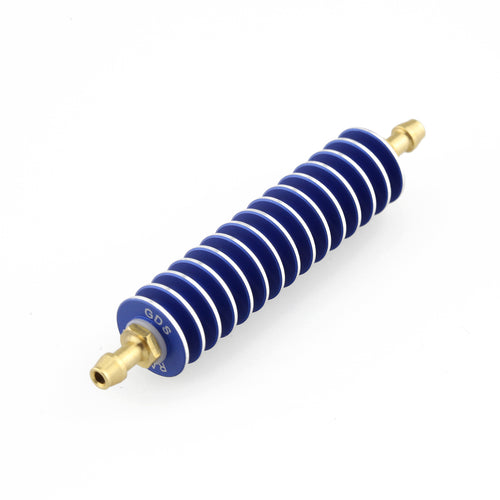 GDS Racing Aluminum Fuel Tank Air Cooler Blue for Nitro Engine RC Car Crawler